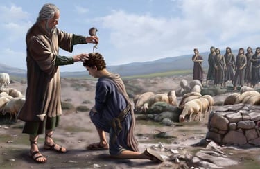 David was anointed king by Samuel.