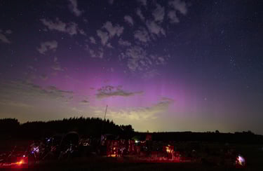 Aurores boréales et nuit des étoiles