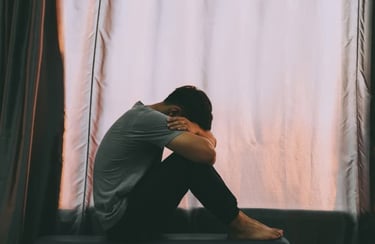 man crying