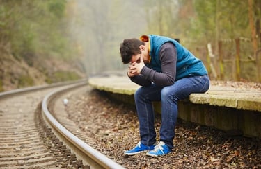 sad man