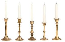Fine brass candle holder