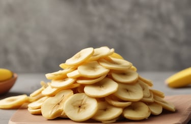 An artful arrangement of assorted preservative-free snacks on a wooden board, showcasing variety.