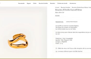 Copywriting bijou