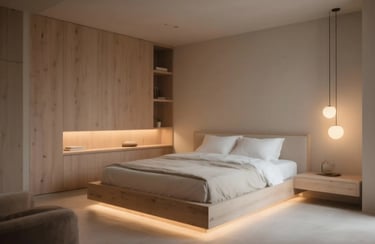 Modern Minimalist Marvel Bedroom