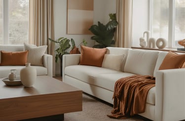 Brown and Cream Colour Combination Furniture