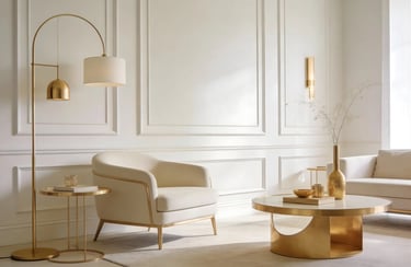 Gold and Ivory – Minimal & Luxurious