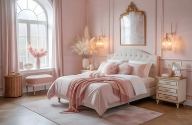 Romantic Pastels Bedroom