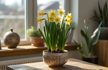 Daffodil (नरगिस का फूल) plant