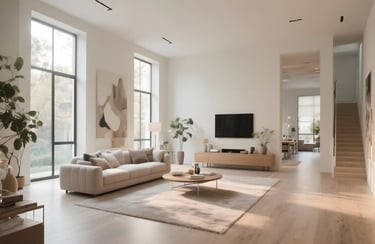 Maintain Clear Sightlines with Living Room