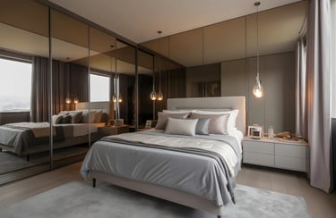 Mirrored Magic Bedroom