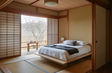 Japanese Zen Retreat Bedroom