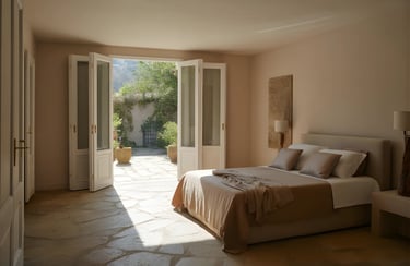 Indoor-Outdoor Fusion Bedroom