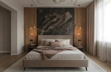 Bold Accent Wall Bedroom