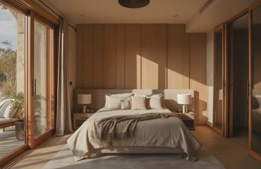 Warm Wooden Wonderland Bedroom