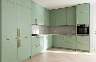 Pastel green is a soothing colour that symbolises harmony