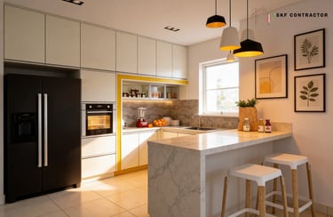 Quirky lighting solves the decor dilemma