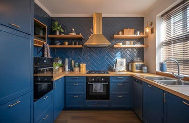 Gold and Navy Blue – Royal & Bold