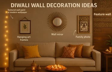 Wall Decoration Ideas for Diwali