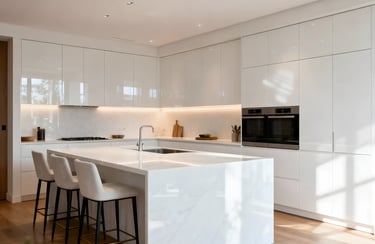 You can make your space brighter with white as it helps reflect light