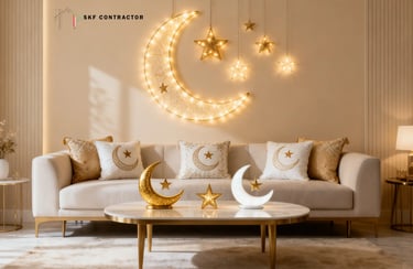 Decorate with Crescent Moon and Star Themes