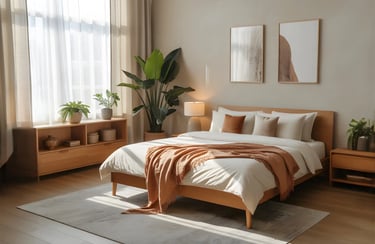 Nature-Inspired Serenity Bedroom