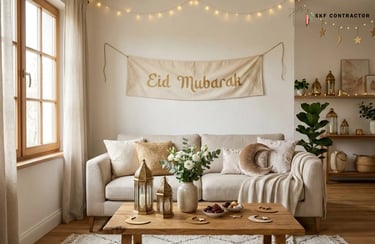 Hang an Eid Mubarak Banner