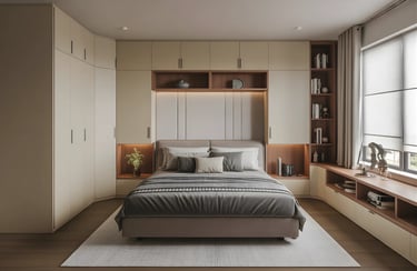 C-shaped integrated storage module