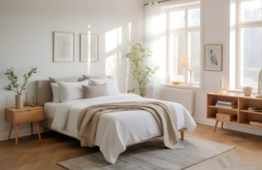 Scandinavian Calm Bedroom