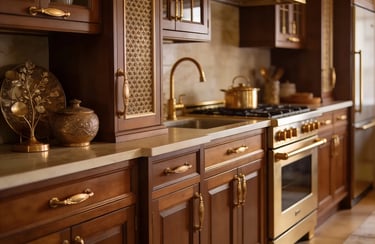 Gold and Brown – Earthy & Warm