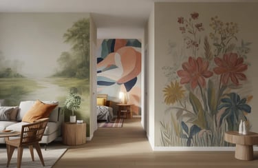 artistic wall murals