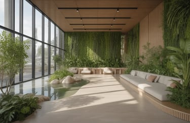 biophilic commercial decor