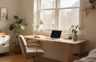 Bright Window Workspace