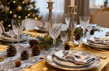 christmas table decorations