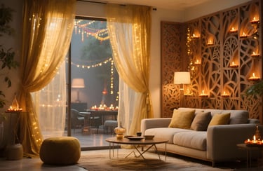 room dividers or curtains
