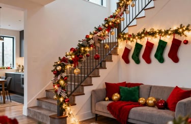 joyful and festive decor