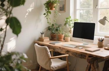 Eco-Friendly Workspace