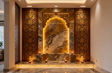 floor to ceiling premium mandir