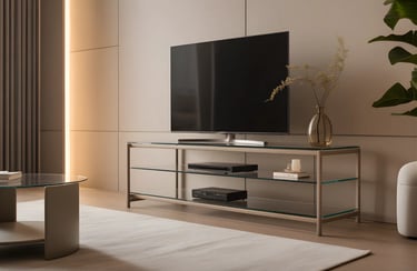 glass and metal combination units