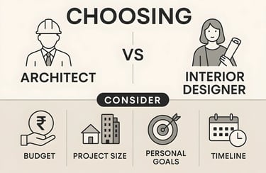 How Do You Choose Between an Architect and an Interior Designer?