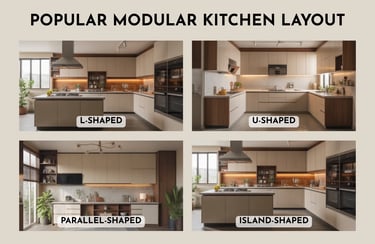 Popular Modular Kitchen Layout