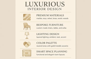 Key Elements That Define Luxury Interiors