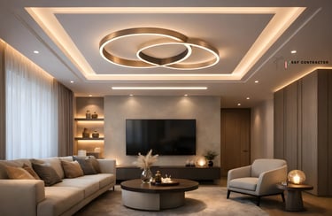 Latest Trends in Living Room Ceiling Lighting