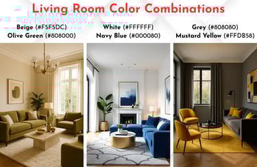 Living Room Color Combinations