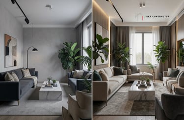 Living room renovation