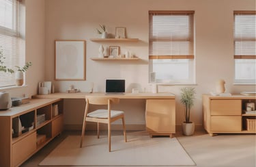 Minimal Wooden Setup