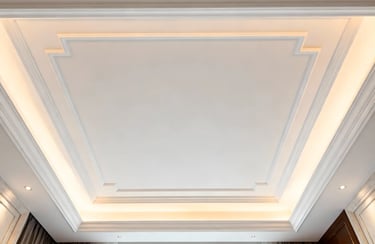 minimalist gymsum ceiling