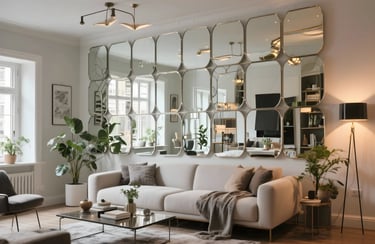 mirror finished walls