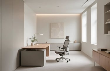 Neutral-Toned Office