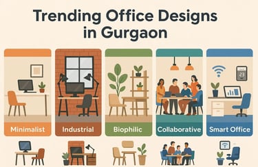 trending office designs in gurgaon