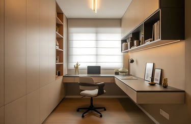 Wall-Mounted Desk Office